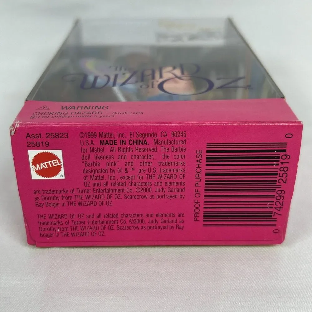 Vtg 1999 Barbie Wizard of Oz TOMMY Lollipop Munchkin Original Box 25819 4.5”